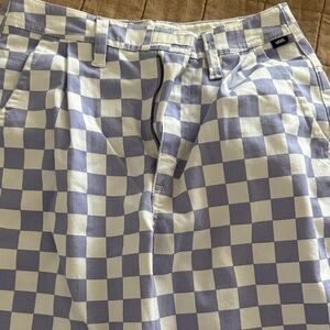 Vans Lavender and White Checkered trouser pleated pant